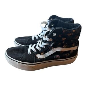 Vans Sk8 High Top Filmore Hi Pia Floral Missy Youth Size 4